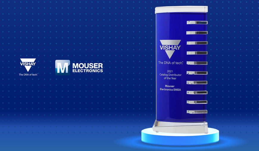 Mouser remporte trois prix du meilleur distributeur décernés par Vishay